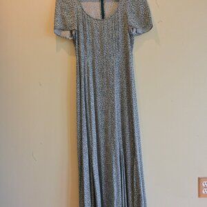 & Other Stories, Green Vines,  Printed A-Line Midi Dress